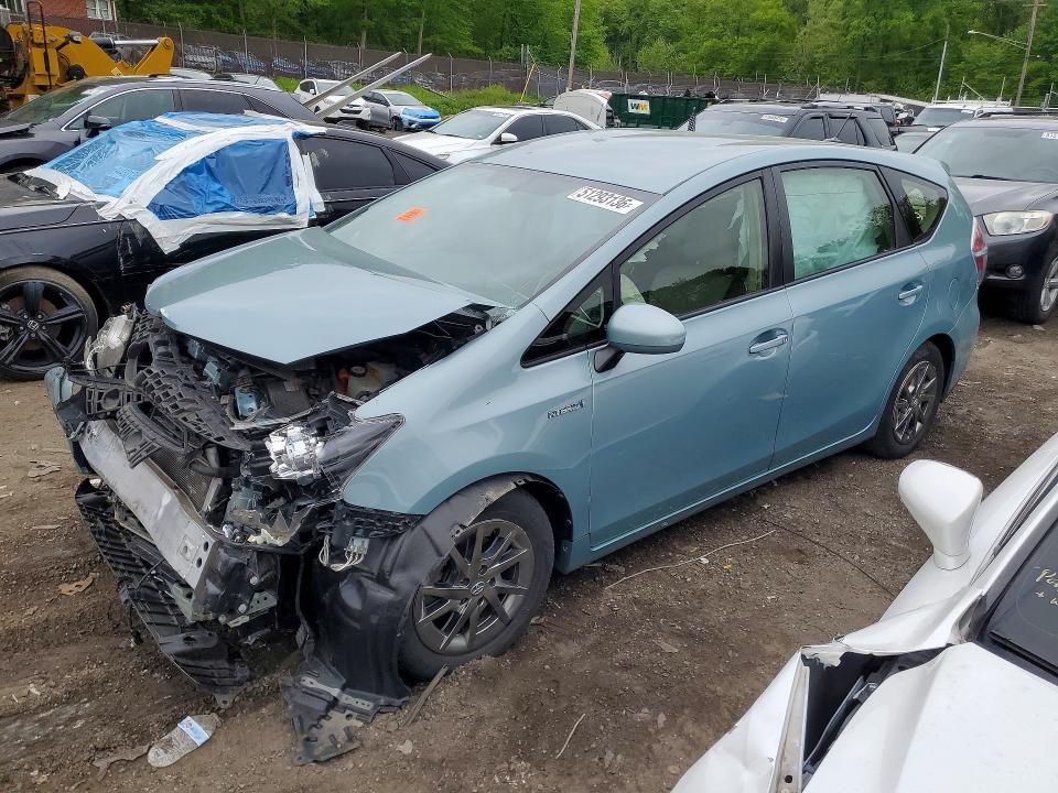TOYOTA PRIUS V 2017 with VIN JTDZN3EUXHJ063571 - Photo from auction