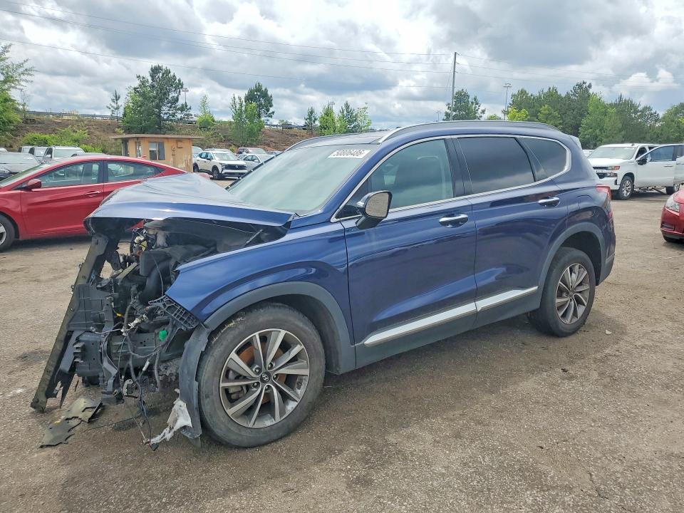 HYUNDAI SANTA FE 2019 with VIN 5NMS53AD6KH052166 - Photo from auction