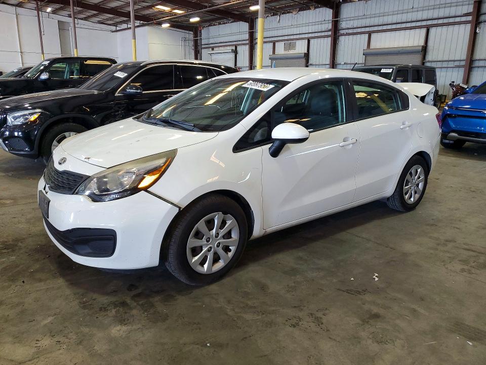 KIA RIO 2014 with VIN KNADM4A39E6400193 - Photo from auction