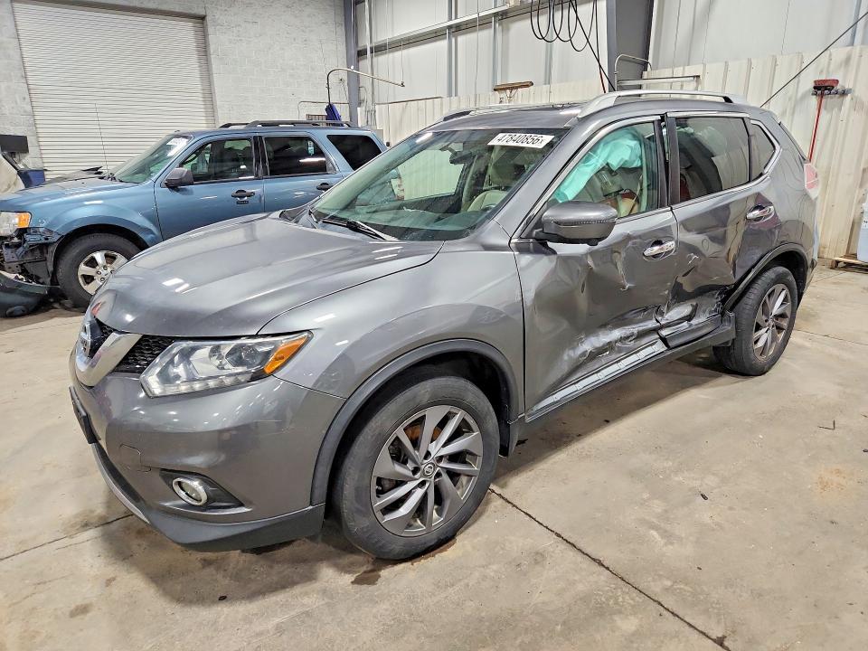 NISSAN ROGUE 2016 with VIN 5N1AT2MV2GC758391 - Photo from auction