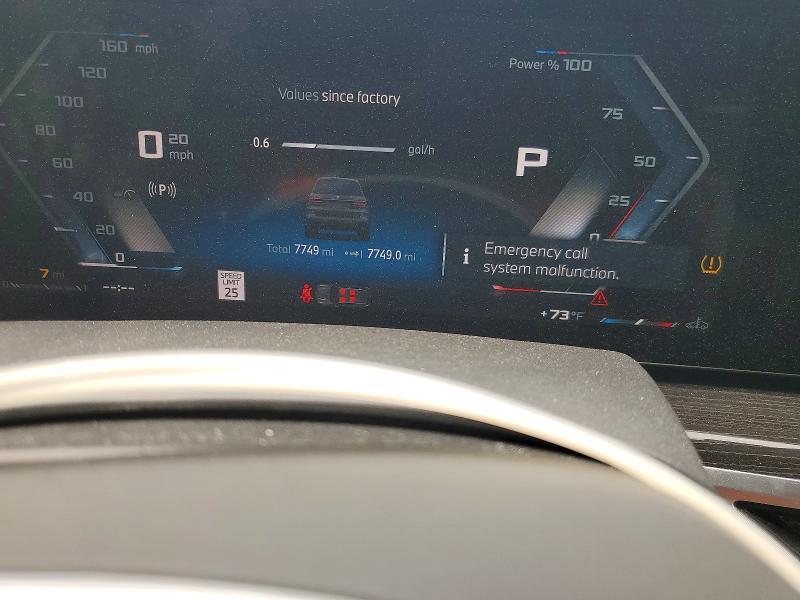 Photo 9 from auction – 2025 BMW X7 with VIN NJ2447E
