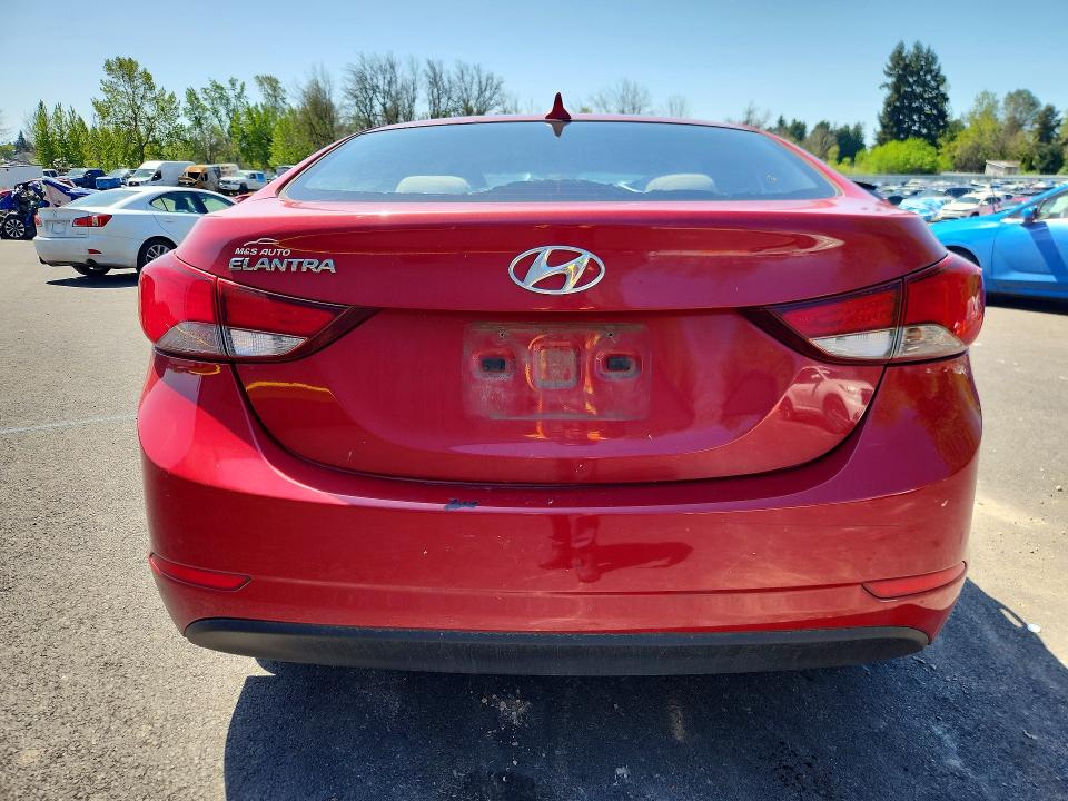Photo 6 from auction – 2016 HYUNDAI ELANTRA with VIN KMHDH4AE1GU491351