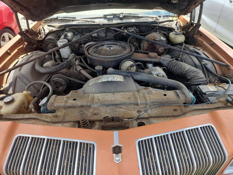 Photo 11 from auction – 1977 OLDSMOBILE CUTLASS SUPREME with VIN 3J57R7D134765