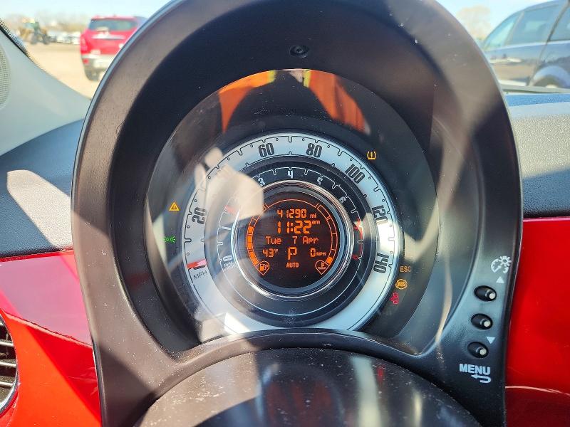 Photo 9 from auction – 2014 FIAT 500 with VIN 3C3CFFARXET221728