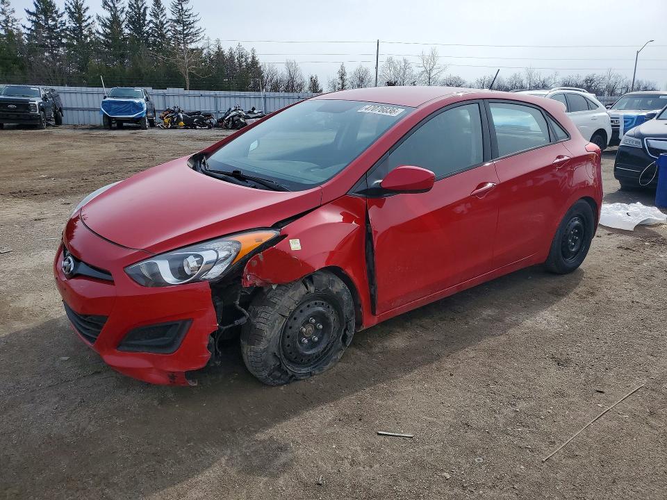 HYUNDAI ELANTRA GT 2013 с VIN KMHD25LE5DU045378 - Снимка от търг