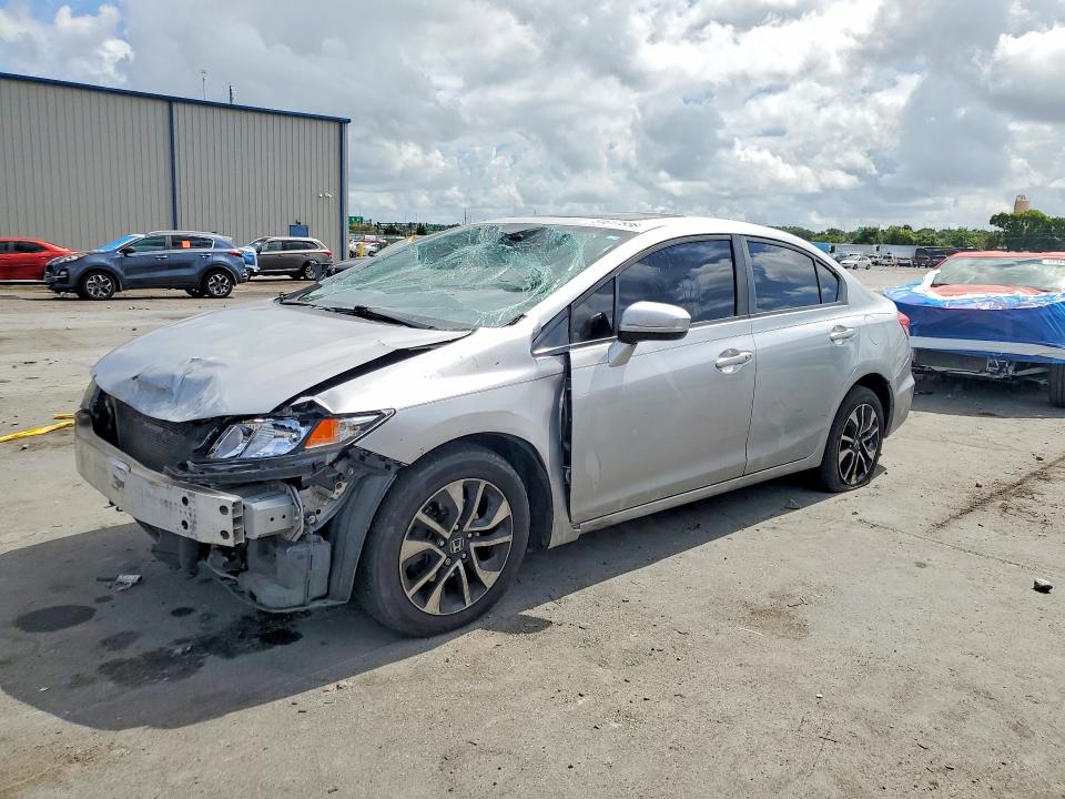 HONDA CIVIC 2014 with VIN 2HGFB2F81EH550034 - Photo from auction