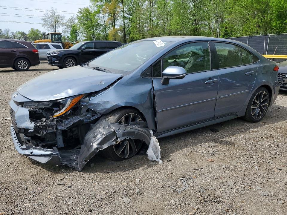 TOYOTA COROLLA 2020 with VIN JTDP4RCE2LJ033322 - Photo from auction