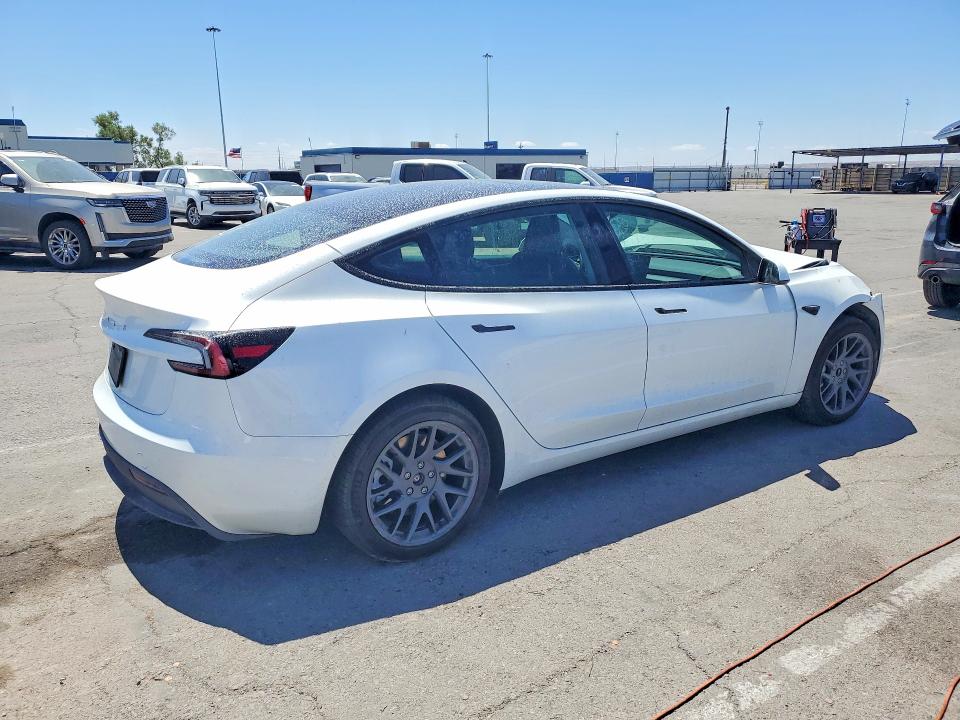 Photo 3 from auction – 2025 TESLA MODEL 3 with VIN 5YJ3E1EA0SF038239