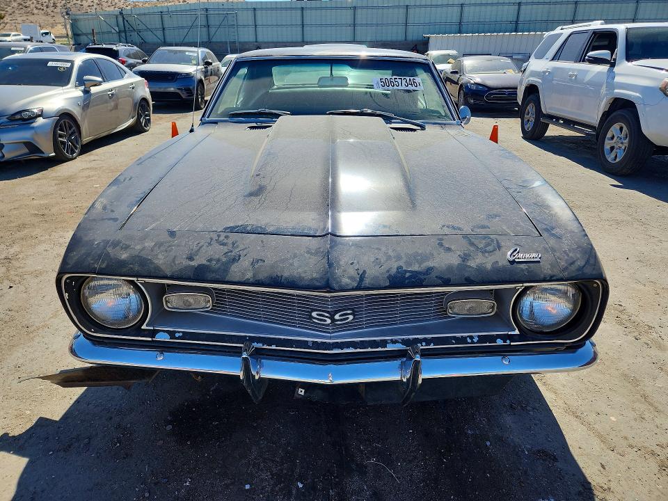 Photo 5 from auction – 1968 CHEVROLET CAMARO with VIN 124378N340984