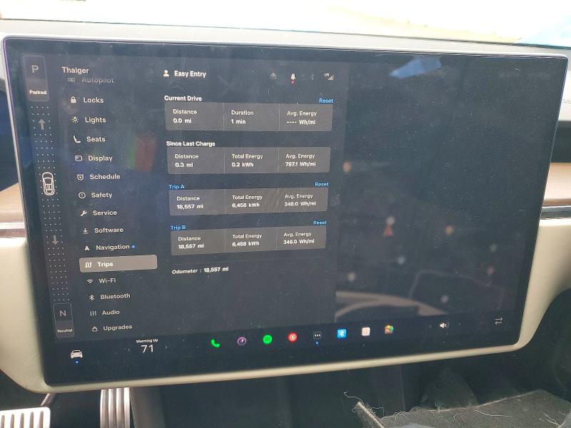 Photo 9 from auction – 2023 TESLA MODEL X with VIN 7SAXCAE5XPF367356