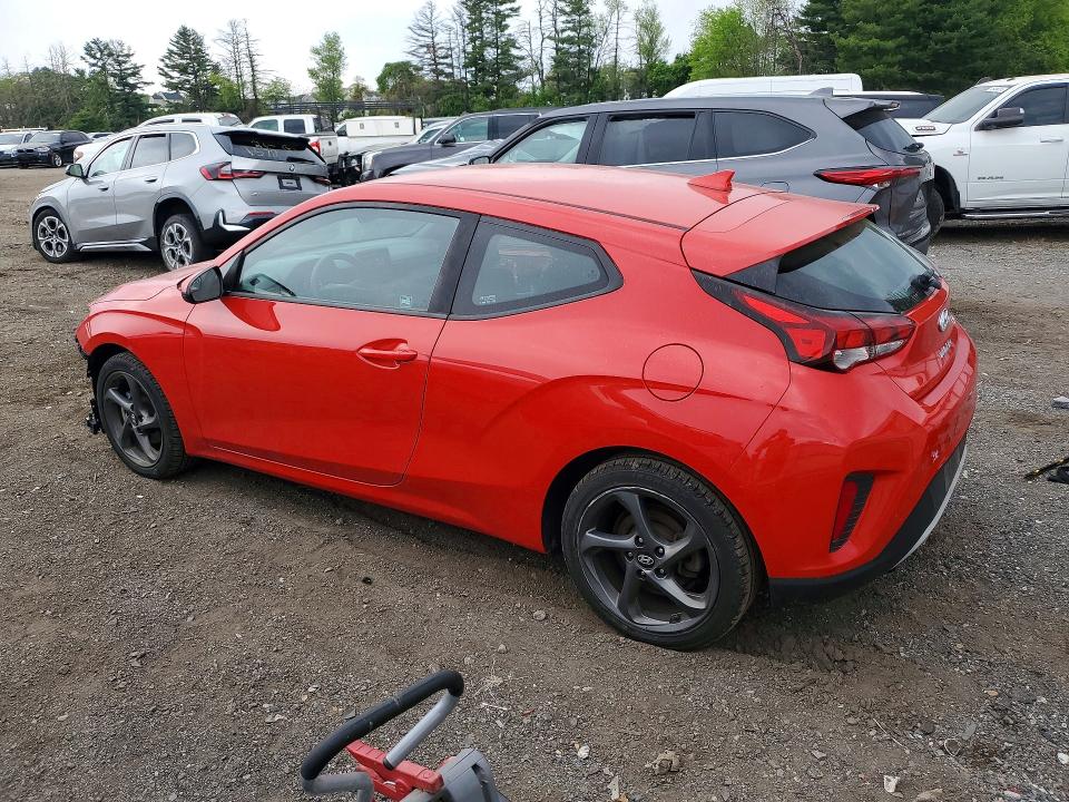 Photo 2 from auction – 2019 HYUNDAI VELOSTER with VIN KMHTG6AF7KU018355