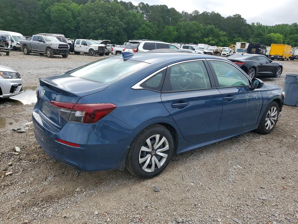 Photo 3 from auction – 2025 HONDA CIVIC with VIN 2HGFE2F28SH589749