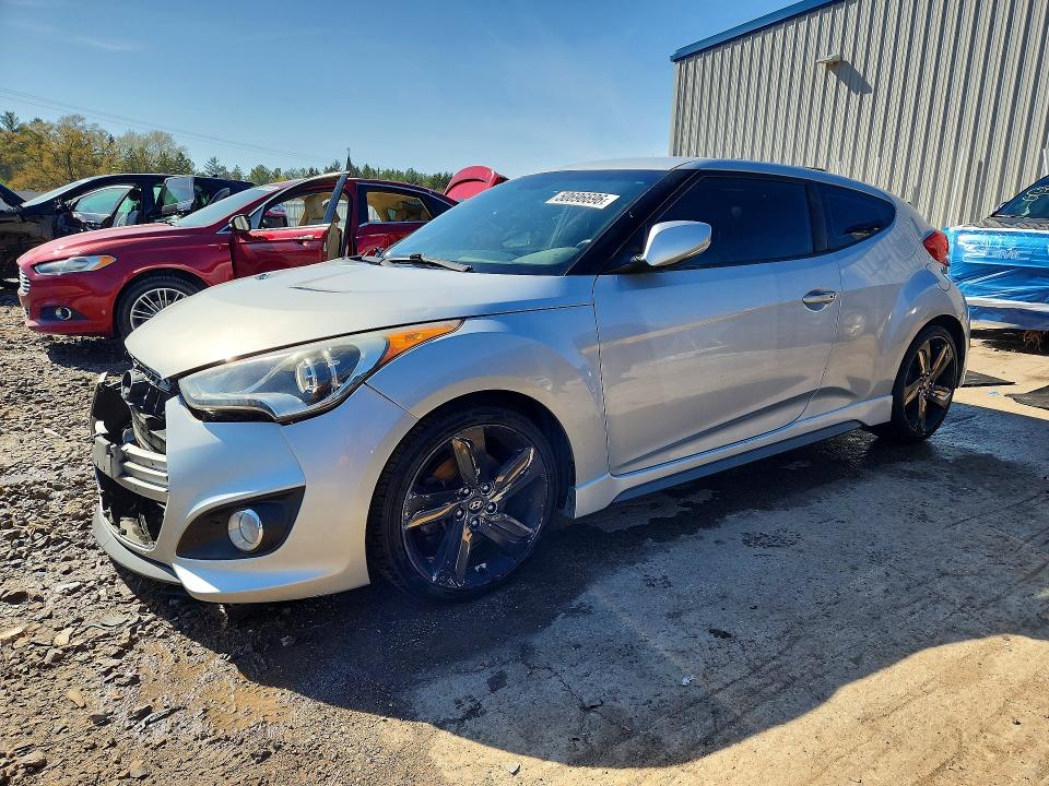HYUNDAI VELOSTER 2013 with VIN KMHTC6AE4DU144503 - Photo from auction