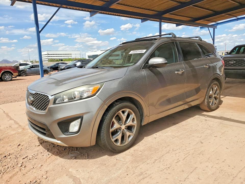 KIA SORENTO 2016 مع رقم تعريف المركبة 5XYPK4A55GG002017 - صورة من المزاد