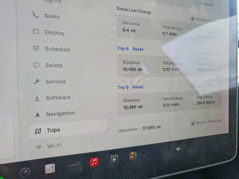 Photo 9 from auction – 2021 TESLA MODEL 3 with VIN 5YJ3E1EA5MF994917