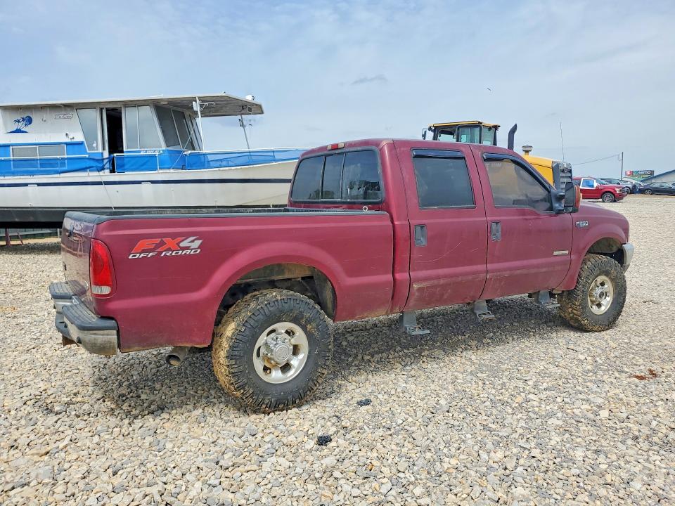Photo 3 from auction – 2004 FORD F250 with VIN 1FTNW21P94EA39237