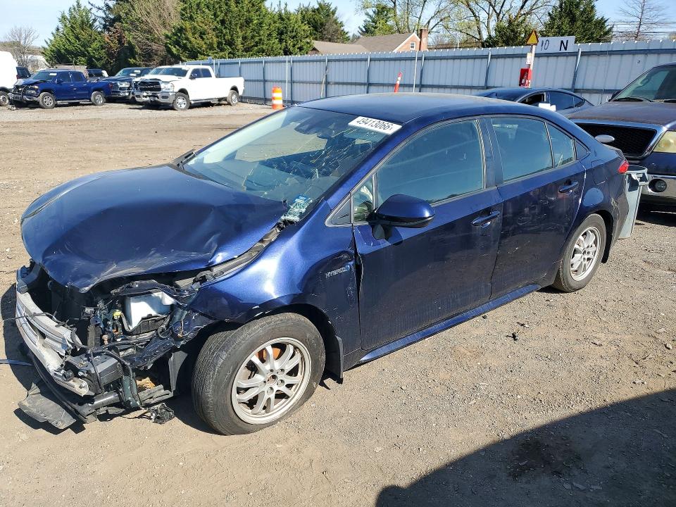 TOYOTA COROLLA 2021 with VIN JTDEAMDE2MJ009752 - Photo from auction