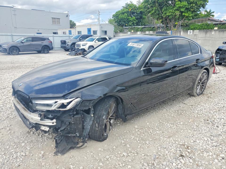 BMW 530 2021 with VIN WBA53BH04MCF31185 - Photo from auction