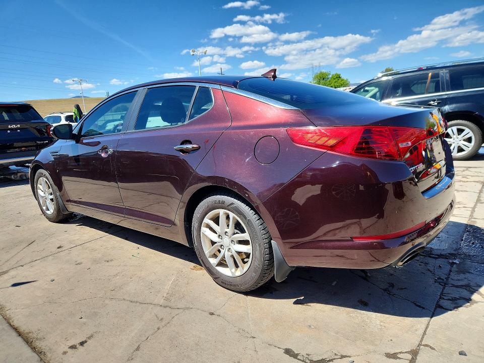 Photo 2 from auction – 2013 KIA OPTIMA with VIN 5XXGM4A77DG227745