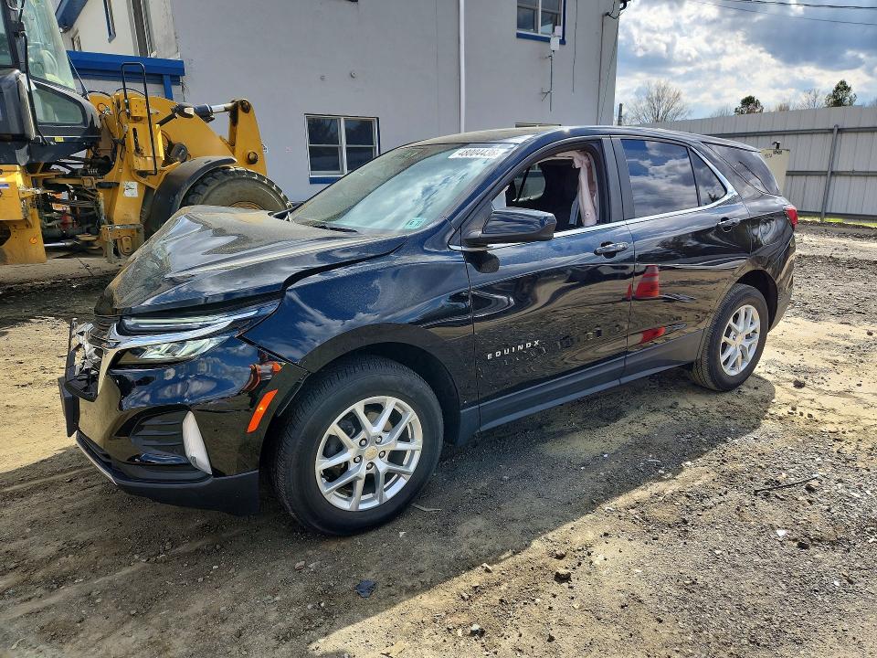CHEVROLET EQUINOX 2022 with VIN 3GNAXUEV0NL173708 - Photo from auction