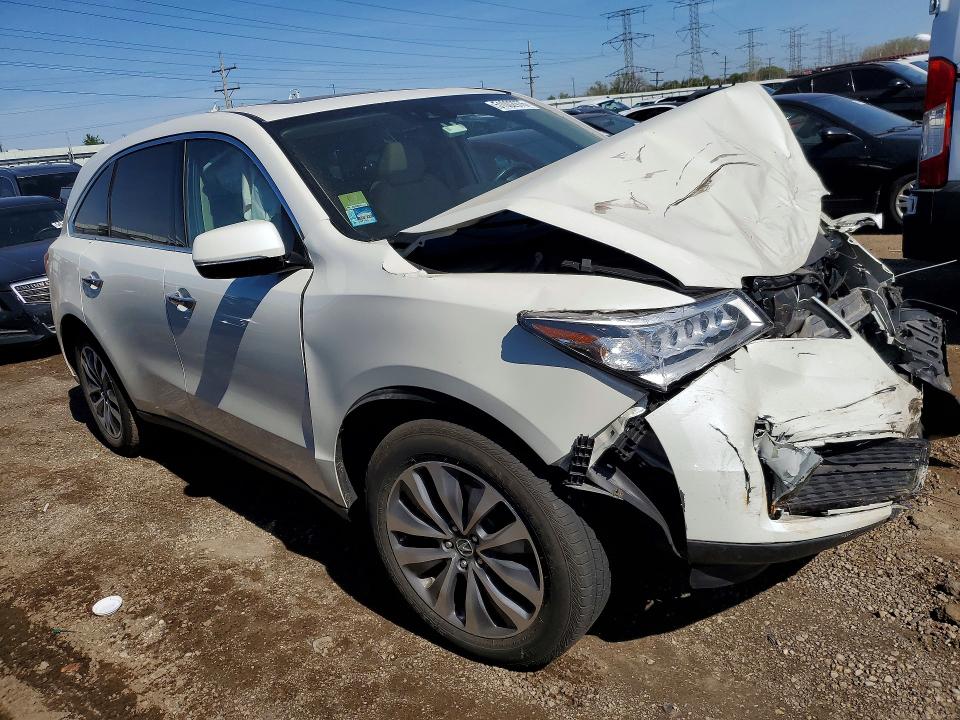 Photo 4 from auction – 2016 ACURA MDX with VIN 5FRYD3H49GB007457