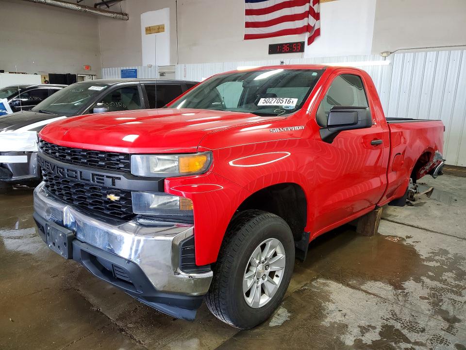 CHEVROLET SILVERADO 2019 with VIN 3GCNWAEH3KG295439 - Photo from auction