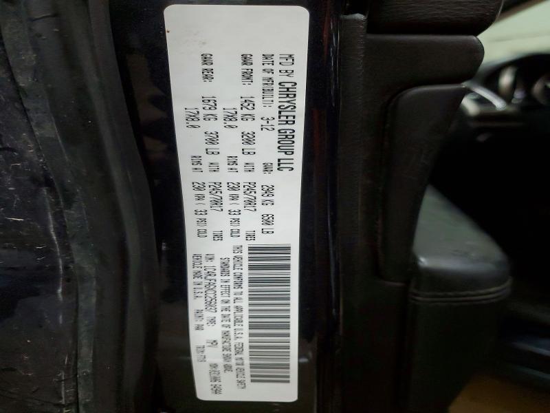 Photo 14 from auction – 2012 JEEP GRAND CHEROKEE with VIN 1C4RJFAGXCC256037