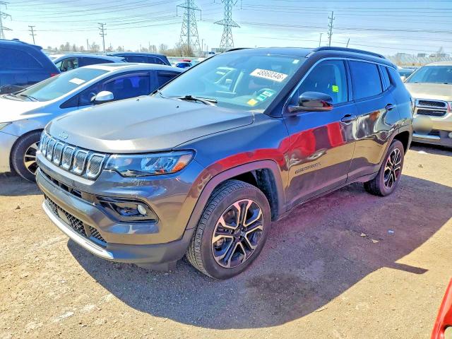 JEEP COMPASS 2022 with VIN 3C4NJDCB7NT223735 - Photo from auction