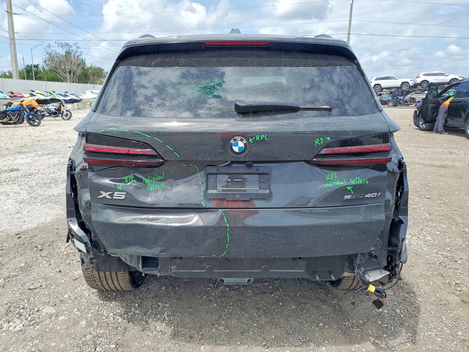 Photo 6 from auction – 2026 BMW X5 with VIN 5UX13EU06T9075240