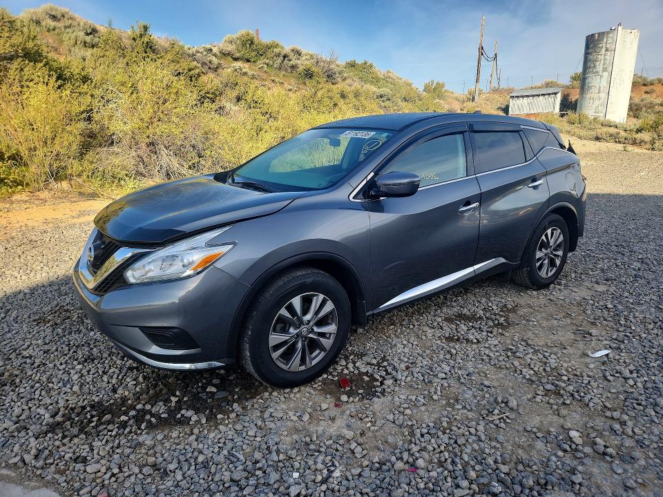 NISSAN MURANO 2017 with VIN 5N1AZ2MH3HN166707 - Photo from auction