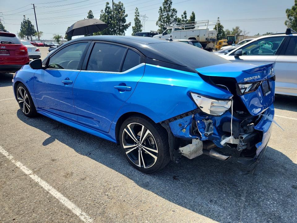Photo 2 from auction – 2022 NISSAN SENTRA with VIN 3N1AB8DV6NY258333