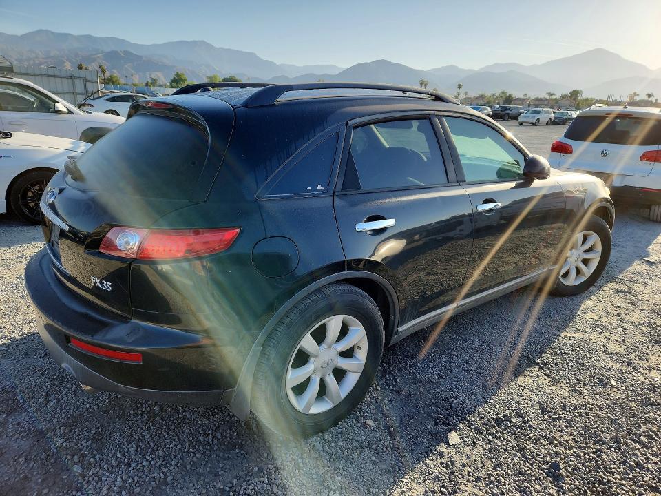Photo 3 from auction – 2005 INFINITI FX35 with VIN JNRAS08U15X109698