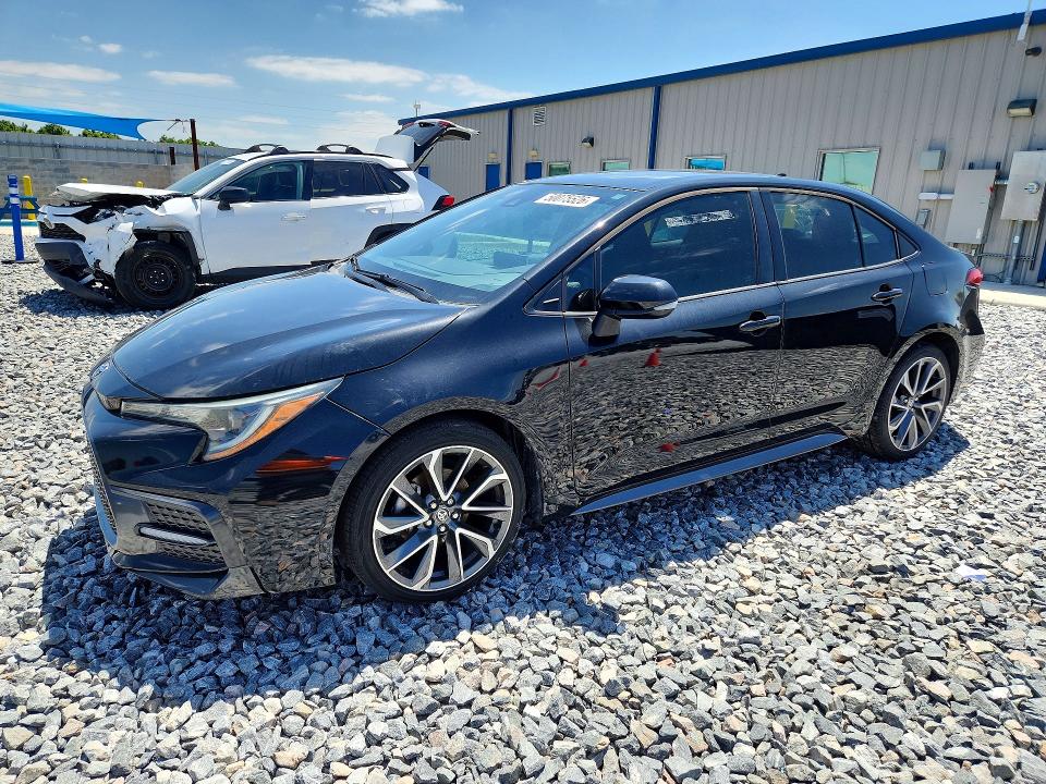 TOYOTA COROLLA 2020 with VIN 5YFT4RCE8LP034565 - Photo from auction