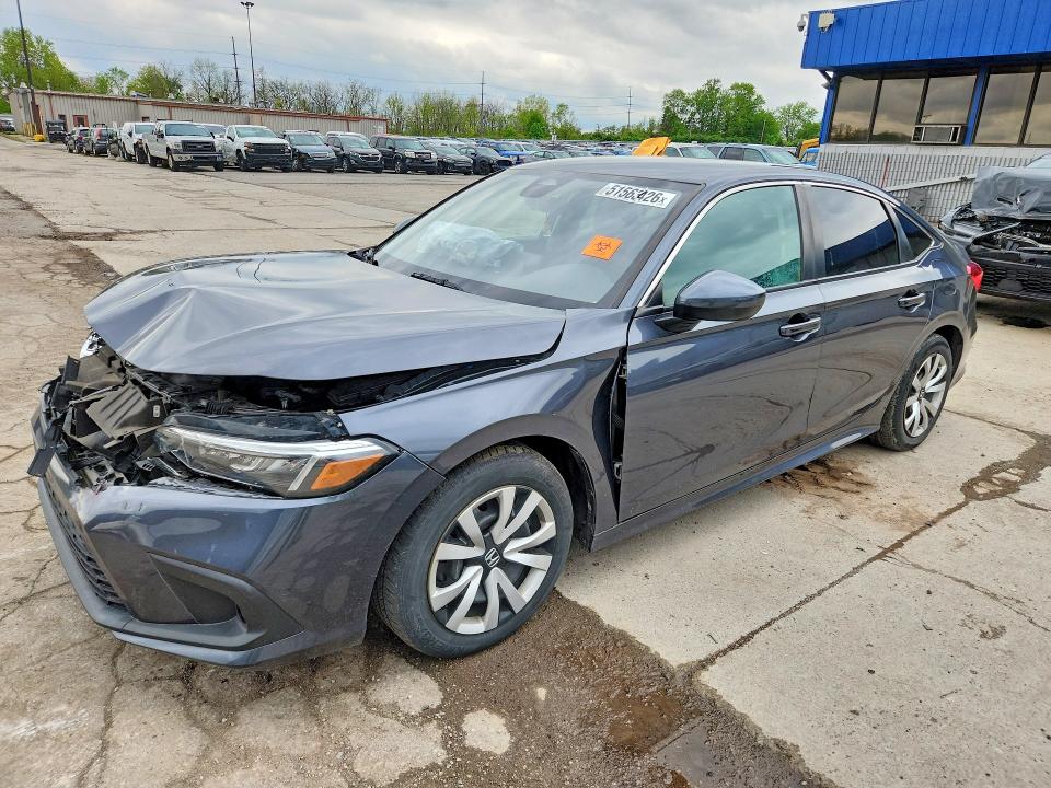 Photo 1 from auction – 2022 HONDA CIVIC with VIN 2HGFE2F22NH576581