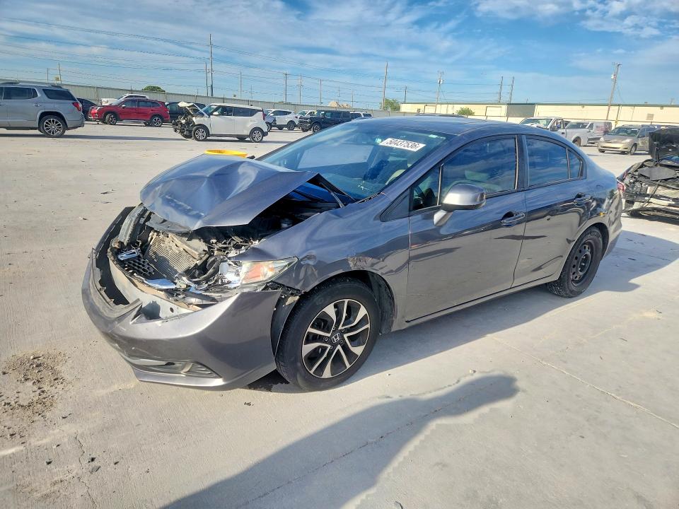 HONDA CIVIC 2013 with VIN 19XFB2F84DE074869 - Photo from auction