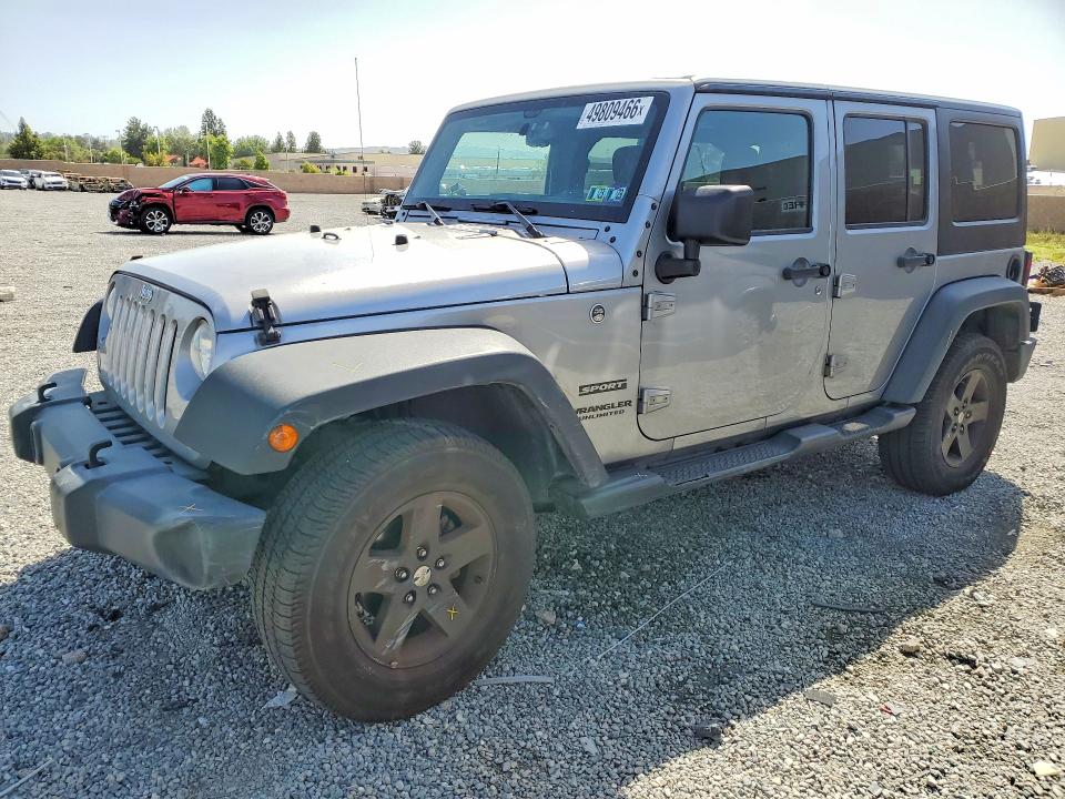 JEEP WRANGLER UNLIMITED 2017 с VIN 1C4BJWDG4HL593016 - Снимка от търг