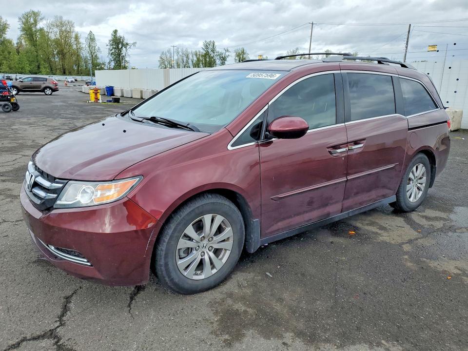 HONDA ODYSSEY 2016 with VIN 5FNRL5H64GB119332 - Photo from auction