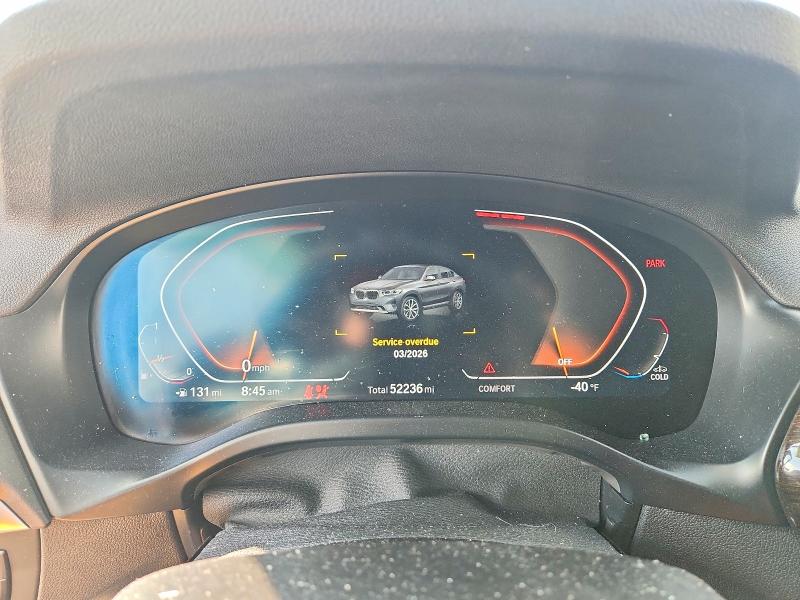 Photo 9 from auction – 2022 BMW X4 with VIN 5UX33DT0XN9M46763