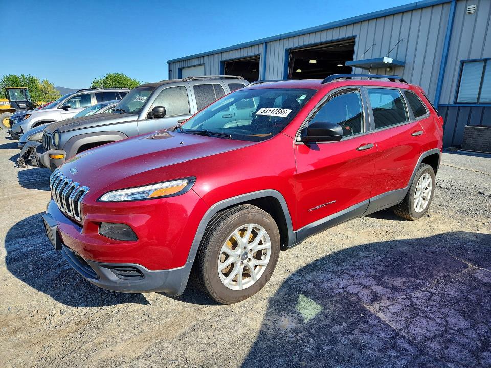 Photo 1 from auction – 2016 JEEP CHEROKEE with VIN 1C4PJLAB1GW107031