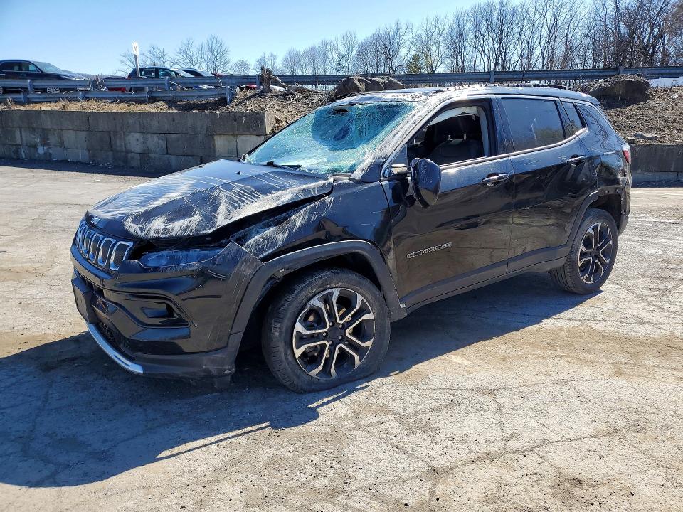 Фото 1 с аукциона – 2022 JEEP COMPASS с VIN 3C4NJDCB4NT184182