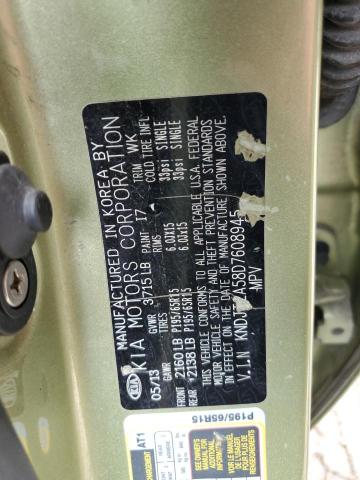 Photo 14 from auction – 2013 KIA SOUL with VIN KNDJT2A58D7608945