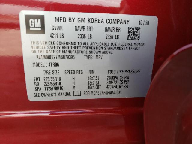 Photo 14 from auction – 2021 BUICK ENCORE GX with VIN KL4MMBS27MB079395