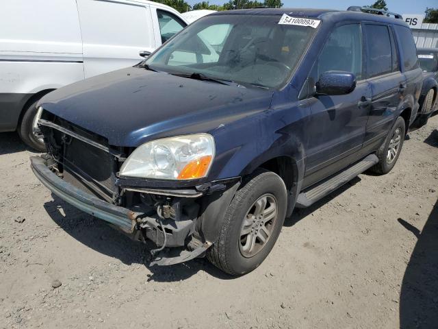 HONDA PILOT EXL 2004 with VIN 2HKYF18574H533706 - Photo from auction