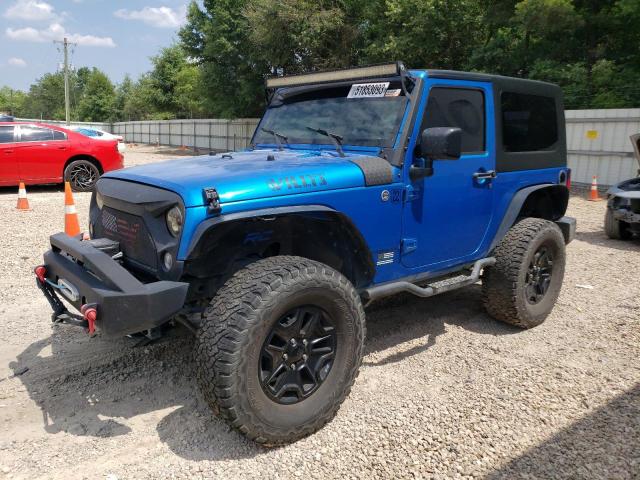 JEEP WRANGLER S 2015 with VIN 1C4AJWAG7FL777427 - Photo from auction
