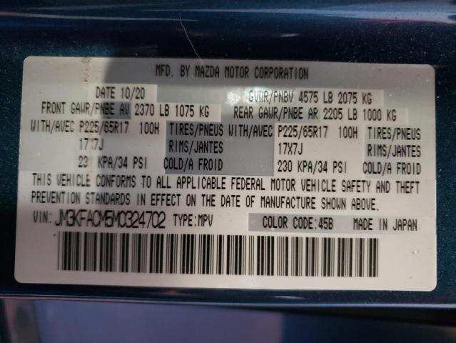 Photo 14 from auction – 2021 MAZDA CX-5 TOURI with VIN JM3KFACM5M0324702