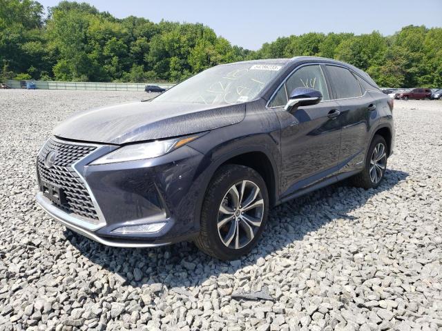 LEXUS RX 450H 2022 with VIN 2T2HGMDA6NC092152 - Photo from auction