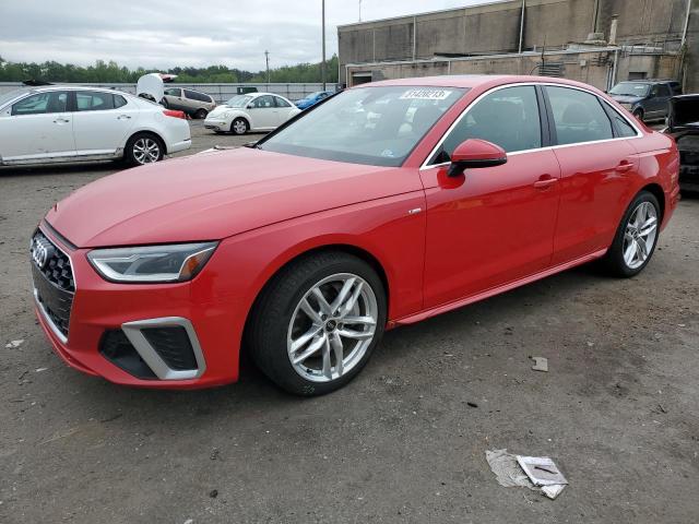 AUDI A4 PREMIUM 2021 with VIN WAUDAAF48MA054545 - Photo from auction