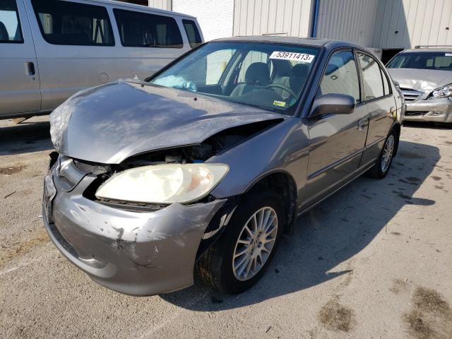 Photo 1 from auction – 2005 HONDA CIVIC EX with VIN 2HGES26715H601745