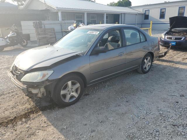 HONDA CIVIC EX 2005 with VIN 2HGES26745H509979 - Photo from auction