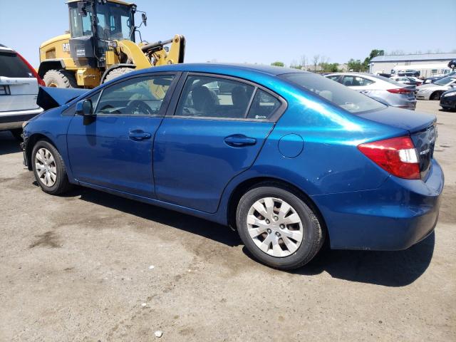 Photo 2 from auction – 2012 HONDA CIVIC LX with VIN 19XFB2F52CE322749